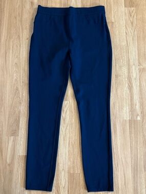 EUC Women’s Spanx High Rise The Perfect Pant - Ponte Knit - Navy Blue - XLT